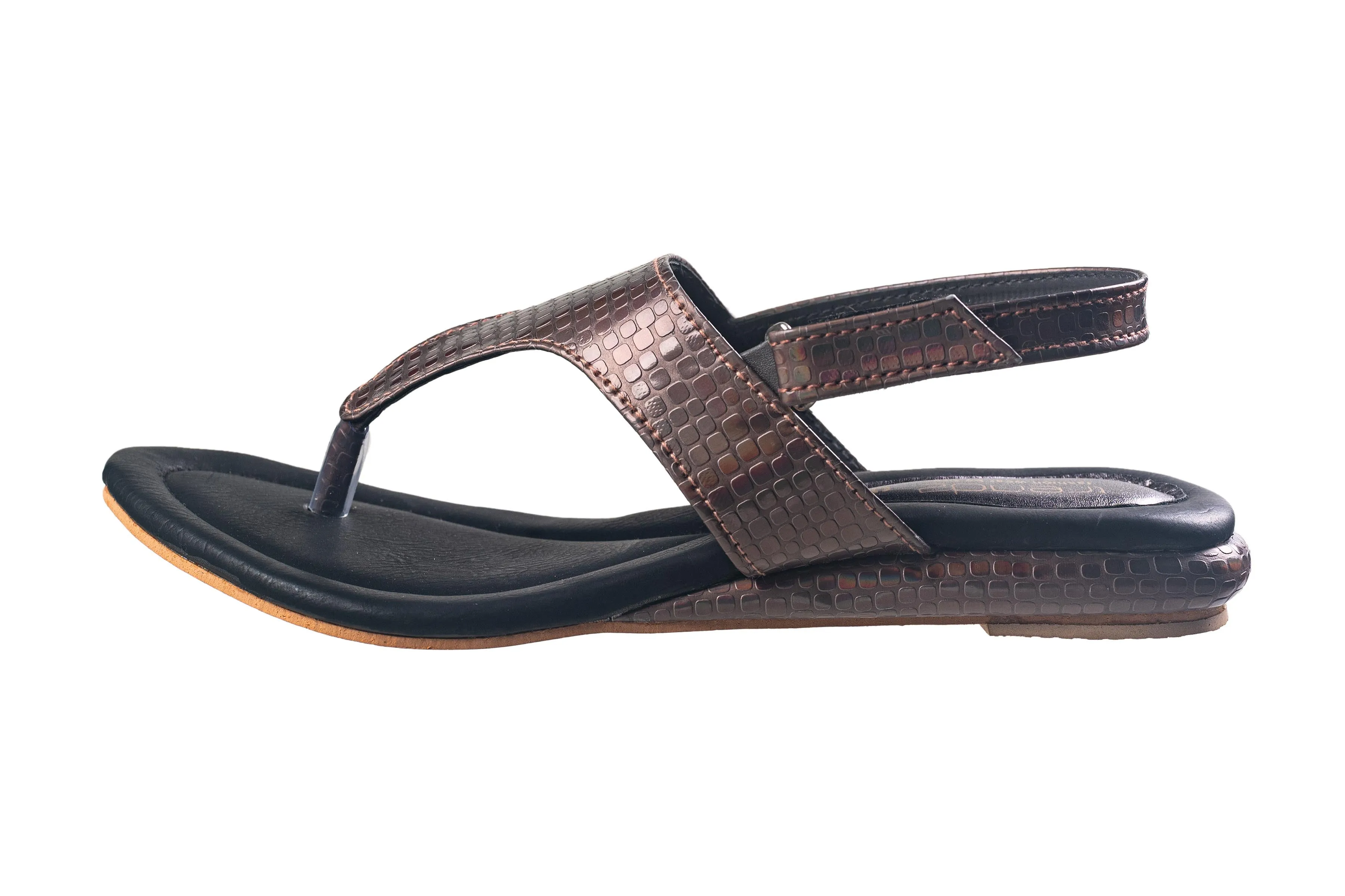 Trendz Ladies Gun Metal Sandal