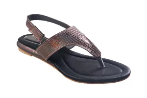 Trendz Ladies Gun Metal Sandal