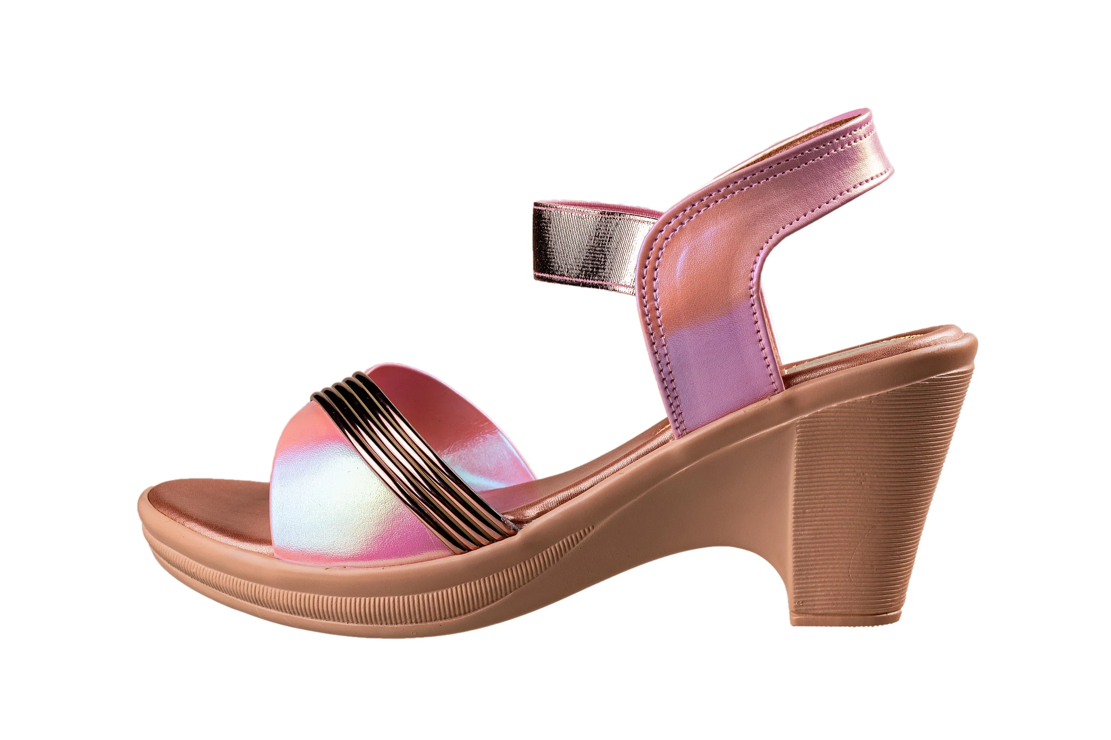 Trendz Ladies Rose Gold / Copper Sandal
