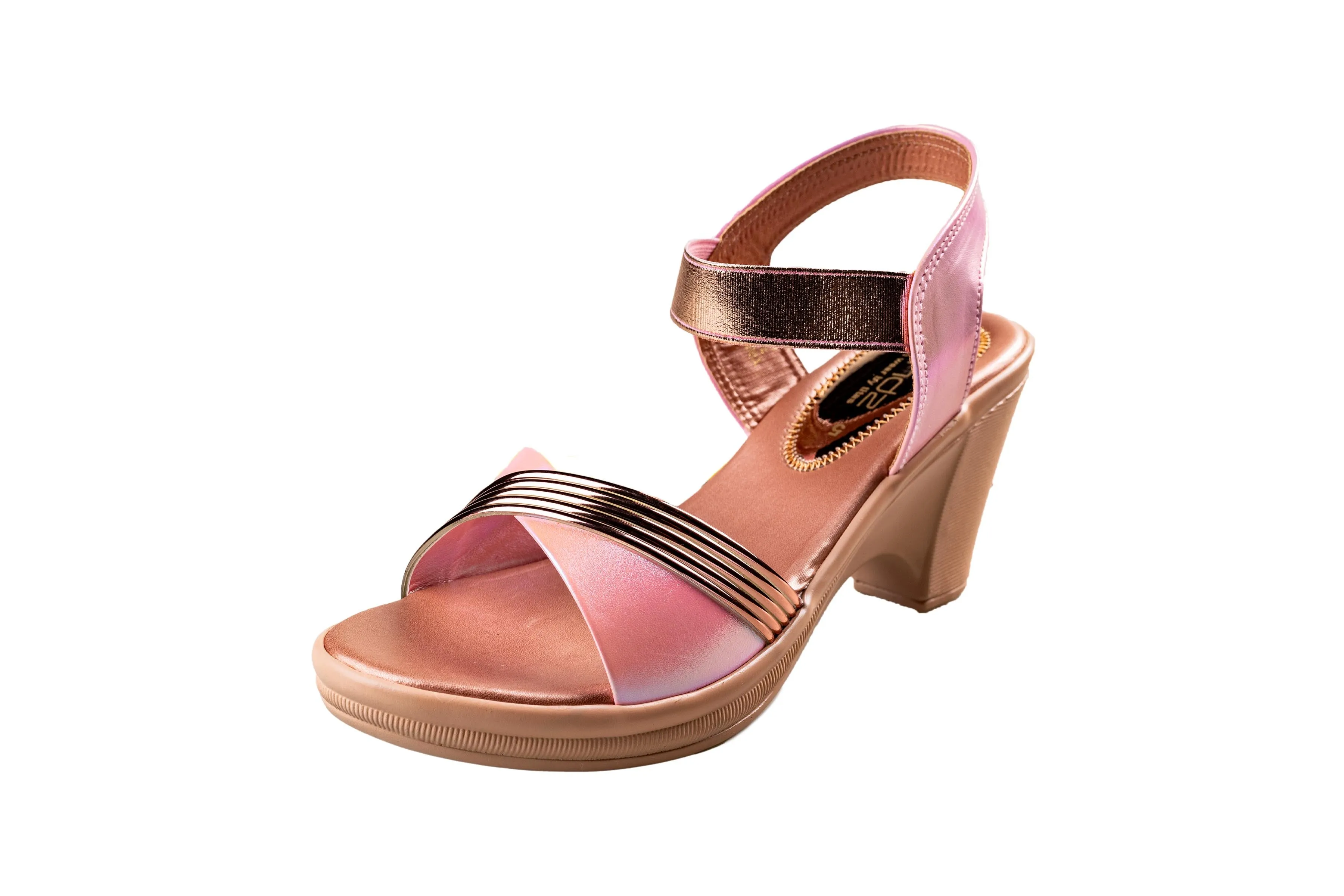 Trendz Ladies Rose Gold / Copper Sandal