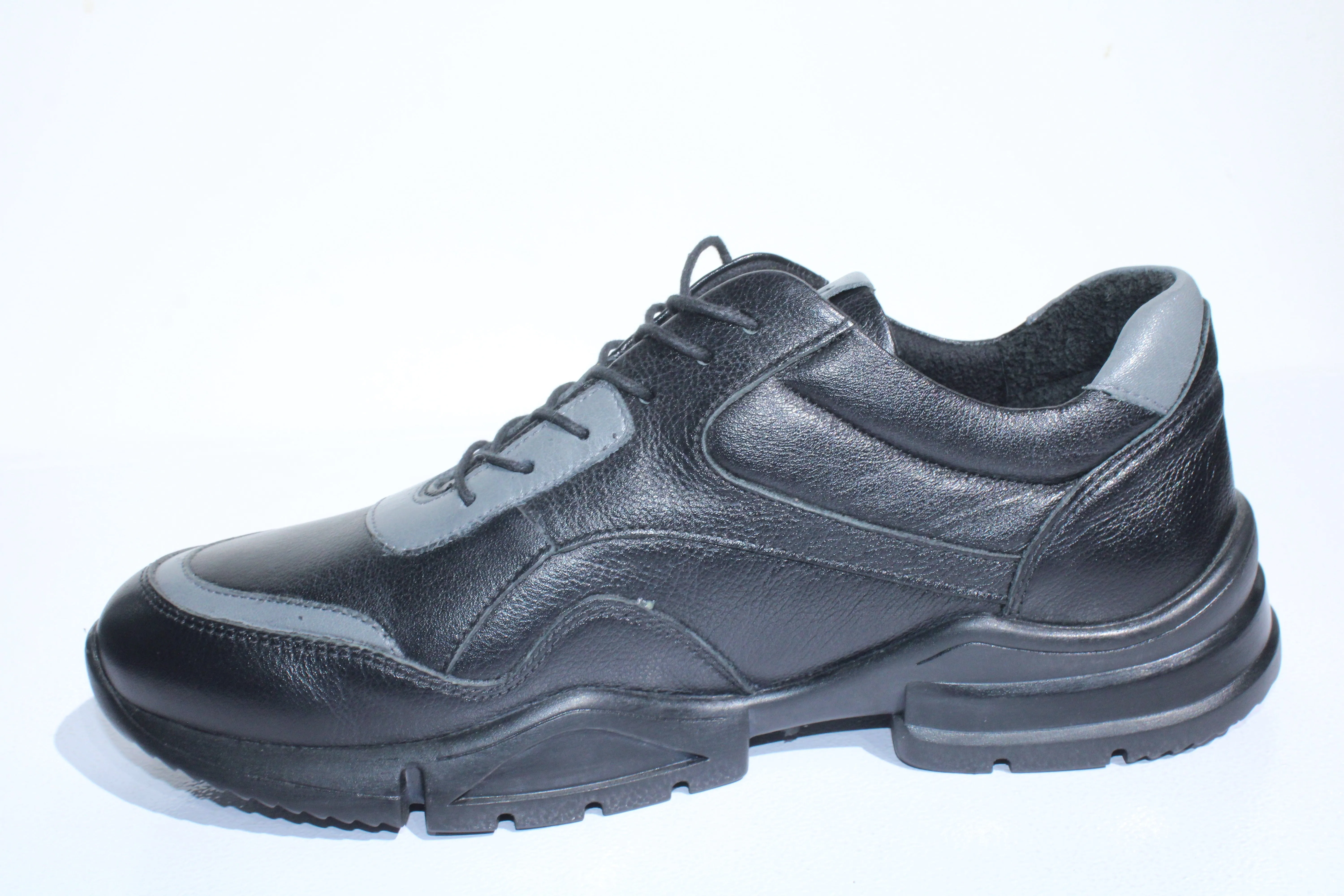 Turkish Casual Leather Sneakers Black