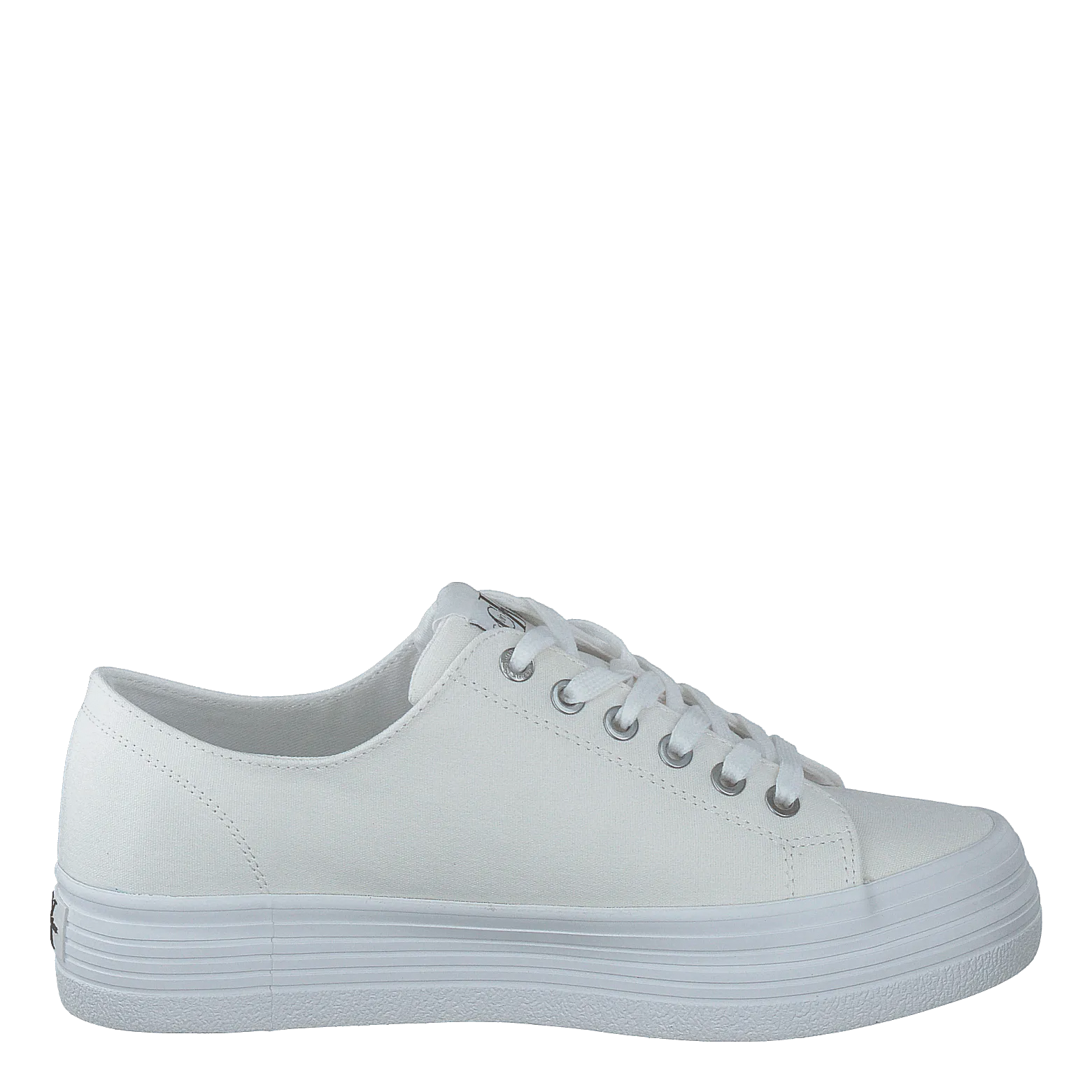 Vulcanized Flatform Laceup Co Bright White
