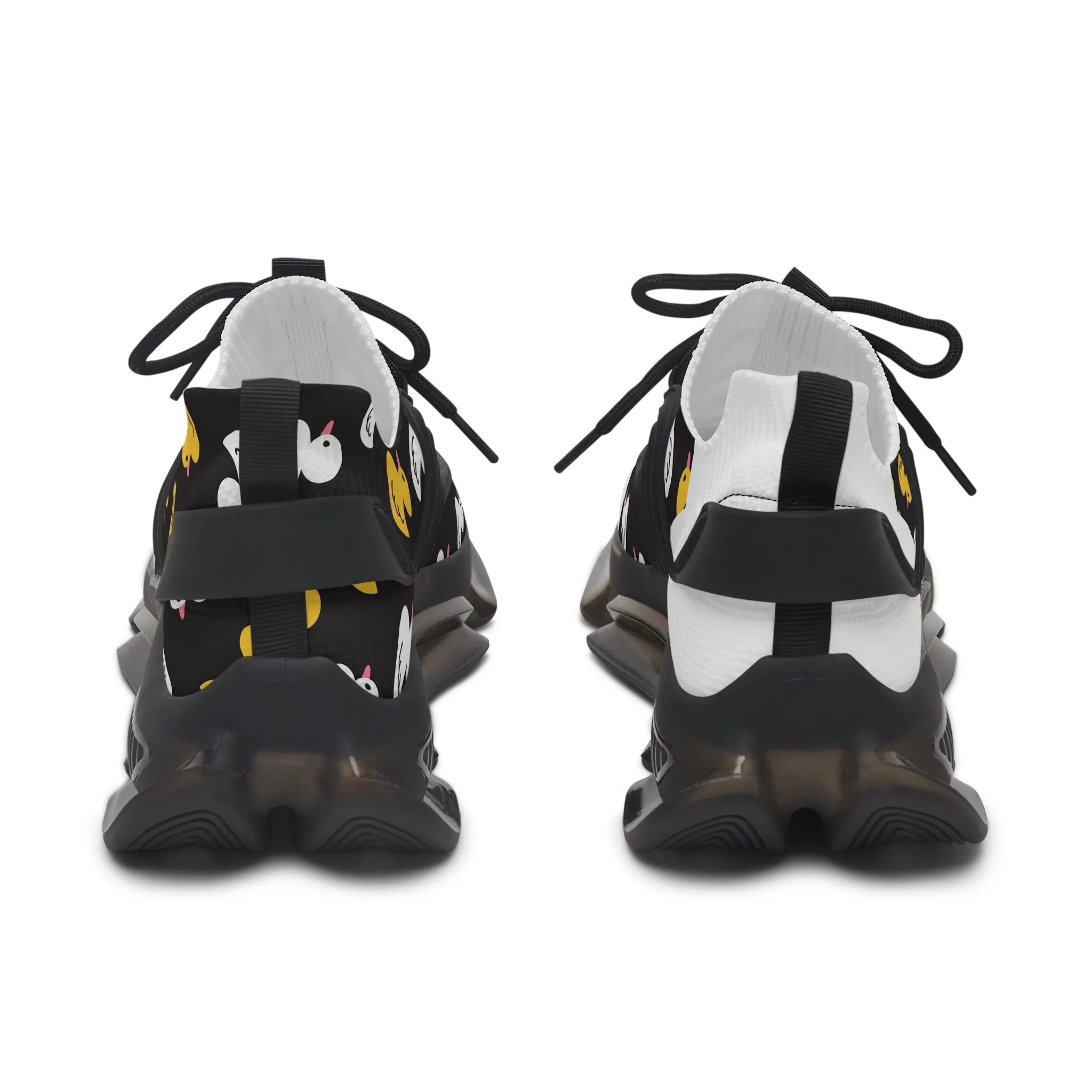 Whimsical Duck Print Women's Mesh Sneakers - Fun & Comfortable