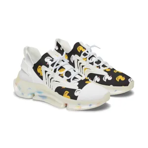 Whimsical Duck Print Women's Mesh Sneakers - Fun & Comfortable