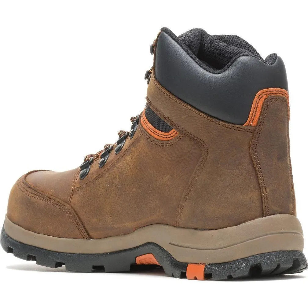 Wolverine Men's Grayson Mid Steel Toe Waterproof Work Boot - Brown - W211043