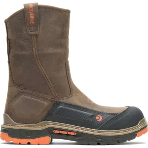 Wolverine Men's Overpass Carbonmax Comp Toe WP Work Boot- Coffee- W10708