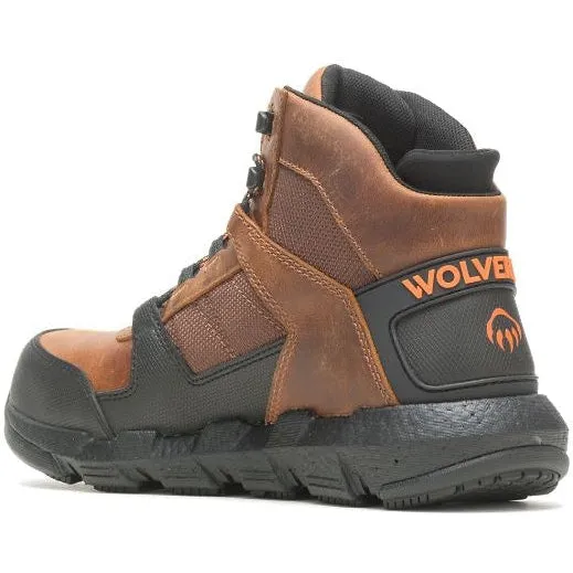 Wolverine Men's Rev 6" UltraSpring Durashocks ST Work Boot - Tobacco -  W220018