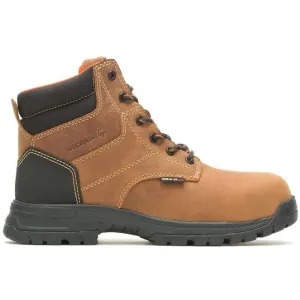 Wolverine Women's Piper 6" WP Comp Toe Work Boot -Brown- W221032