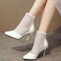Women  Breathable Mesh Summer Ankle Boots