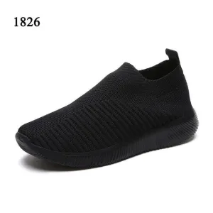 Women Flat Shoes Casual  Fashion Mesh Sneaker Flats Shoes