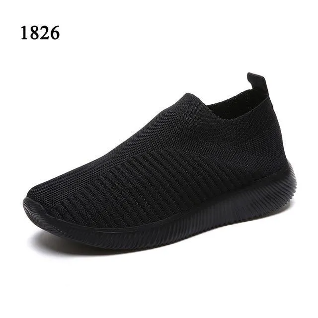 Women Flat Shoes Casual  Fashion Mesh Sneaker Flats Shoes