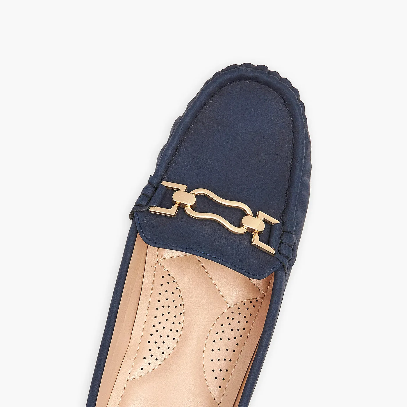 Women's Buckled Moccasins