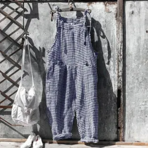 Women's Casual Stripe Jumpsuit | Wide Leg