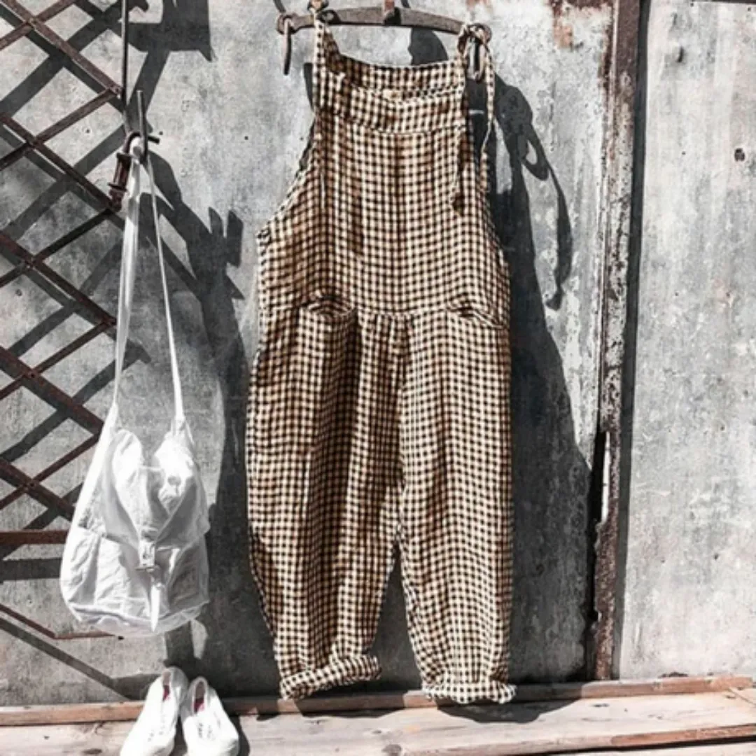 Women's Casual Stripe Jumpsuit | Wide Leg