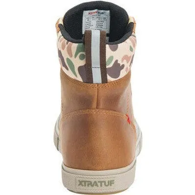 Xtratuf Men's Leather Lace 6" Waterproof Ankle Deck Work Boot -Tan- LAL700