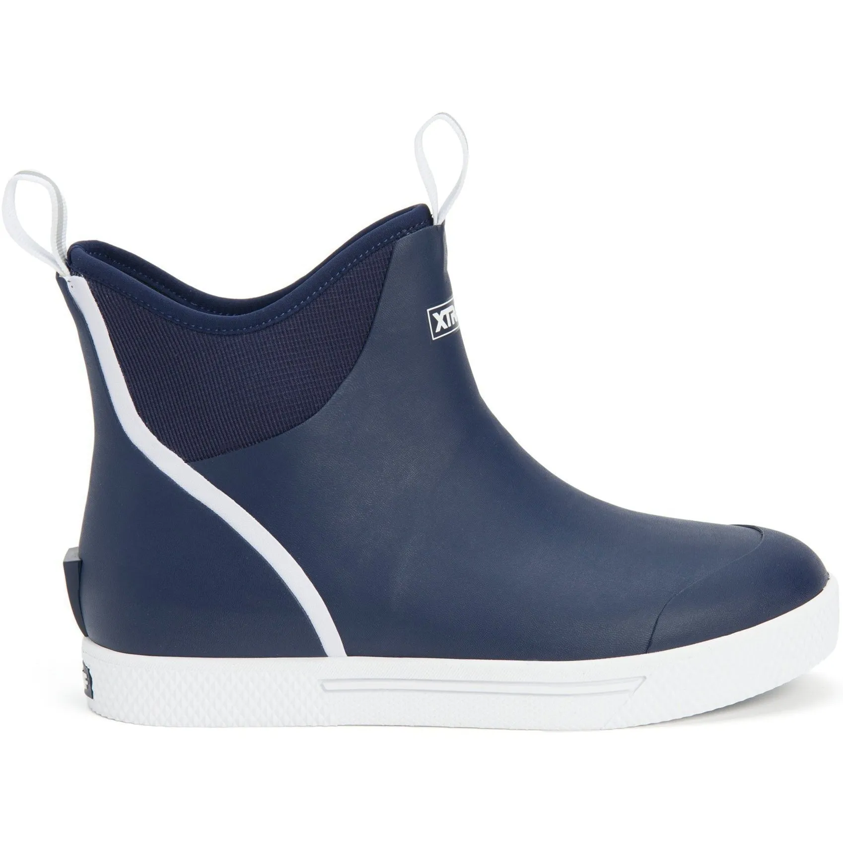 Xtratuf Men's Wheelhouse 6" Ankle Deck Waterproof Boot - Navy - XMW-201
