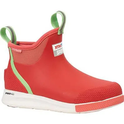 Xtratuf Women's Ankle 6" Waterproof Slip Resist Deck Sport Boot -Pink- ADSW400