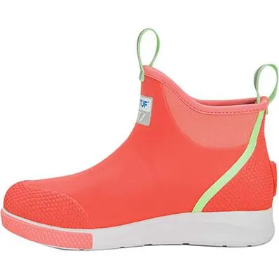 Xtratuf Women's Ankle 6" Waterproof Slip Resist Deck Sport Boot -Pink- ADSW400