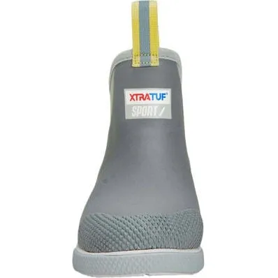 Xtratuf Women's Ankle 6" Waterproof Slip Resistant Deck Sport Boot -Grey- ADSW108