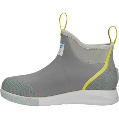Xtratuf Women's Ankle 6" Waterproof Slip Resistant Deck Sport Boot -Grey- ADSW108