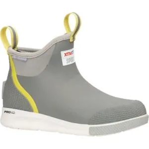 Xtratuf Women's Ankle 6" Waterproof Slip Resistant Deck Sport Boot -Grey- ADSW108