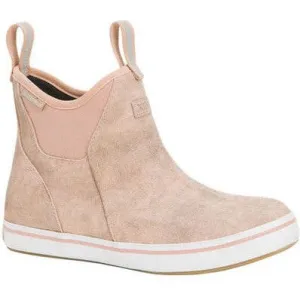 Xtratuf Women's Leather 6" Waterproof Ankle Deck Work Boot -Pink- XWAL400