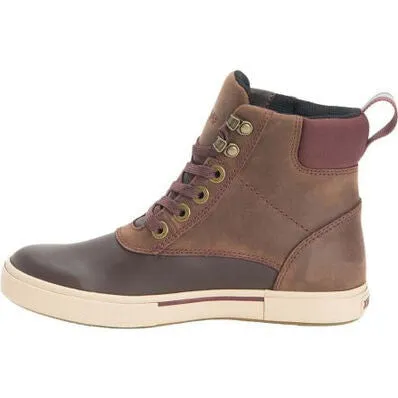 Xtratuf Women's Leather Lace 6" Waterproof Ankle Deck Work Boot -Brown- LALW900