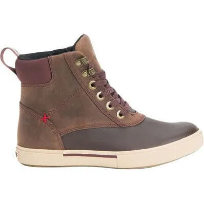 Xtratuf Women's Leather Lace 6" Waterproof Ankle Deck Work Boot -Brown- LALW900
