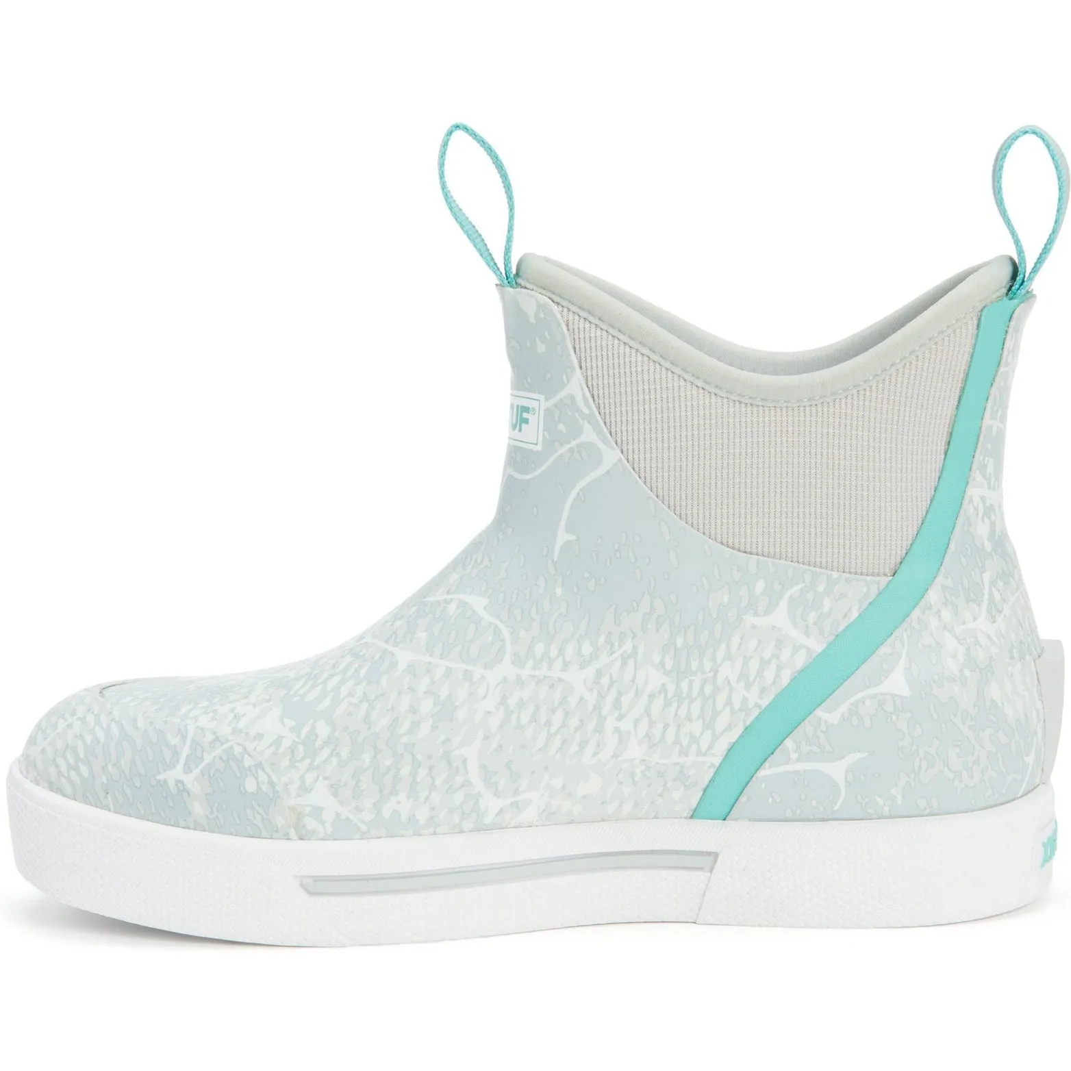 Xtratuf Women's Wheelhouse 6" Ankle Deck Waterproof Boot - Blue Print - XWW-2CH