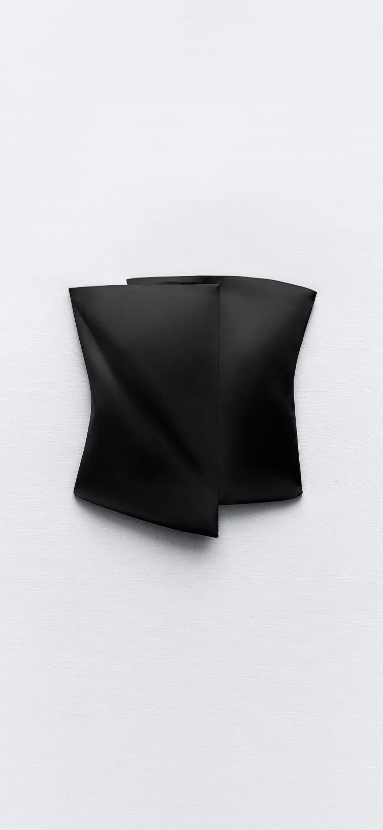 Zara Assymetrical Satin Top