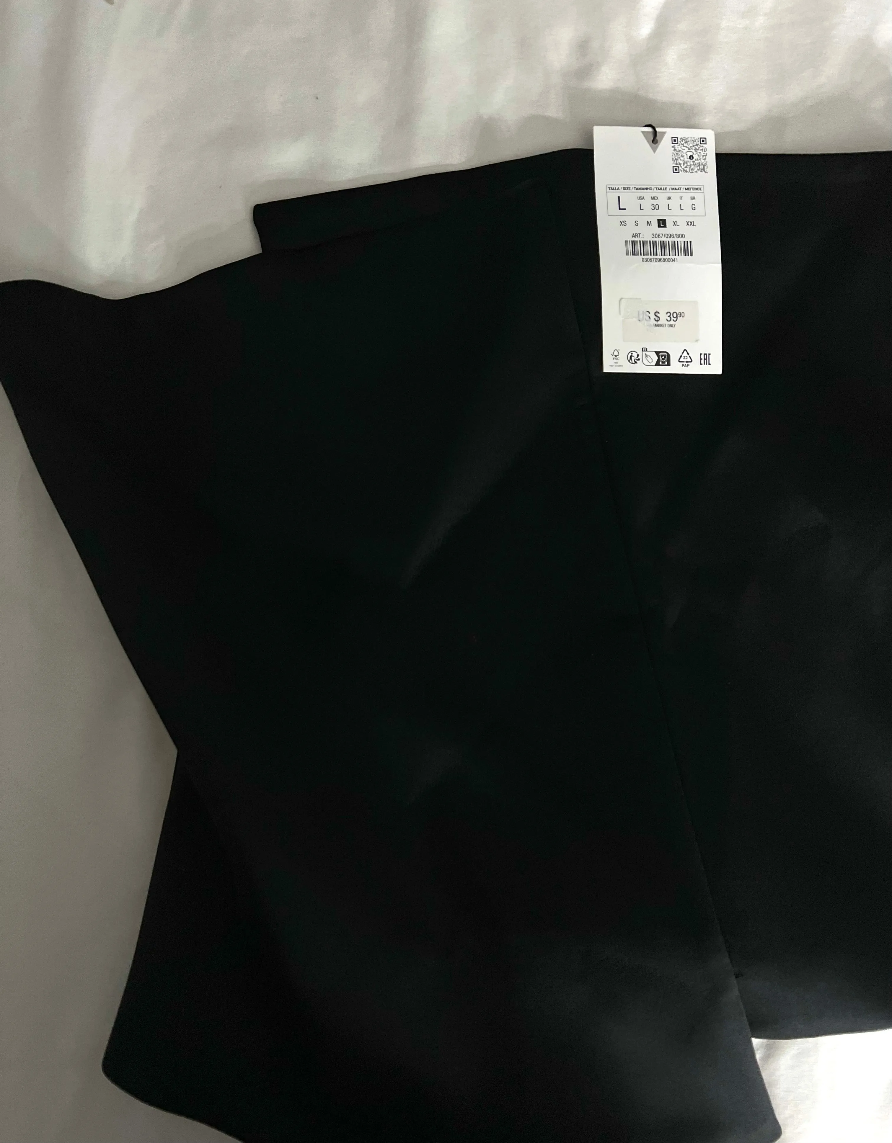 Zara Assymetrical Satin Top